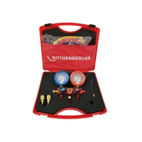   Rothenberger 2 utas csaptelep készlet, (3 db tömlővel, kofferben)