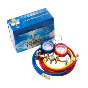   Klíma csaptelep 2 utas 90 cm-es tömlőszettel R32, R410A hűtőközeghez