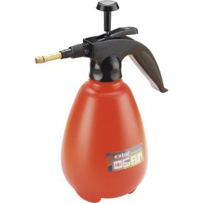 Kézi permetező, réz fejjel; 1,8 liter, műanyag, piros