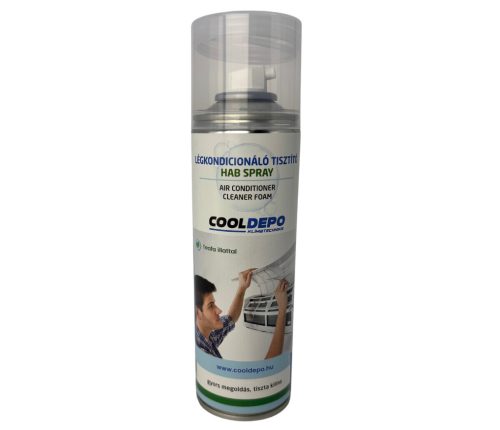Klíma, légkondicionáló tisztító hab spray - teafa illattal 300ml