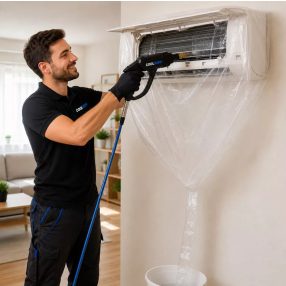   Klíma mosó zsák, átlátszó, 2,5kW 3,5kW, 5,0kW - 250cm körméret
