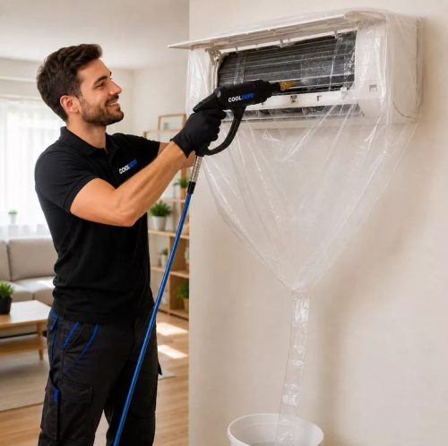 Klíma mosó zsák, átlátszó, 2,5kW 3,5kW, 5,0kW - 250cm körméret