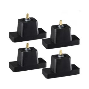   GUMI KLÍMATARTÓ ANTIVIBRÁCIÓS TALPKONZOL, 110 × 59 mm – 4 db/csomag