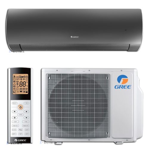 GREE DARK X GWH12ACC-K6DNA1F-BLACK INVERTER KLÍMA SZETT (3,5 kW)