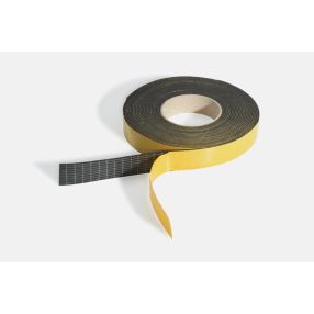   Hőszigetelő kaucsuk ragasztó szalag, öntapadós, 3x50 mm, 15 méter, fekete