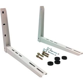 Klíma tartó konzol párban 550mm, összecsukható (fehér)