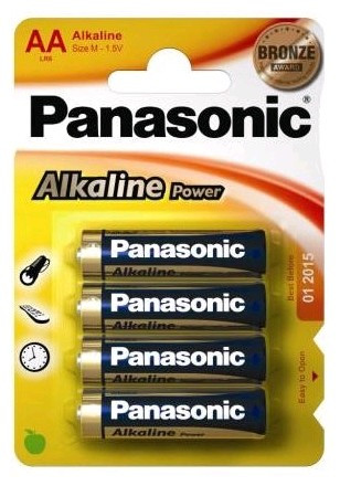 Panasonic Bronze Alkáli Ceruza Elem AA B4, (4 DB/csomag)